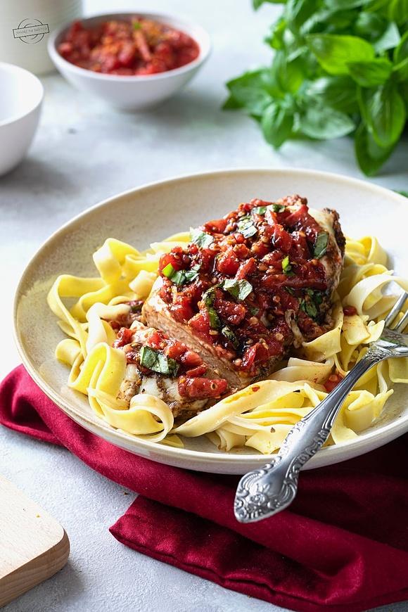 Kurczak a’la bruschetta