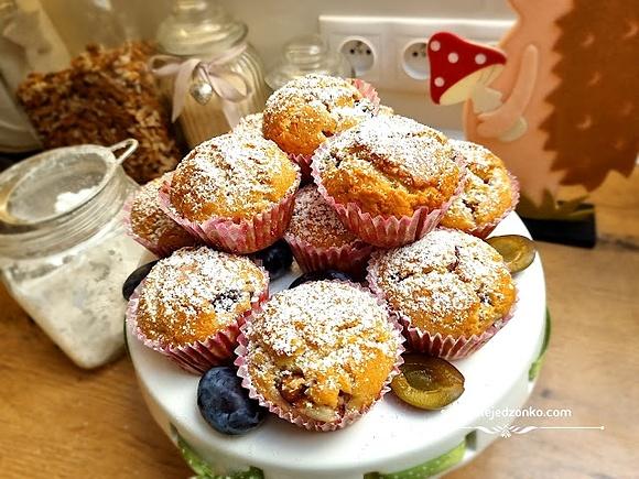 Muffinki ze śliwkami proste i pyszne