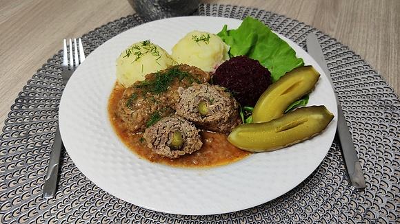 Zrazy wołowe w sosie