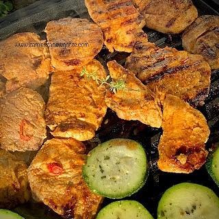Polędwiczka wieprzowa z grilla z miodem i chilli