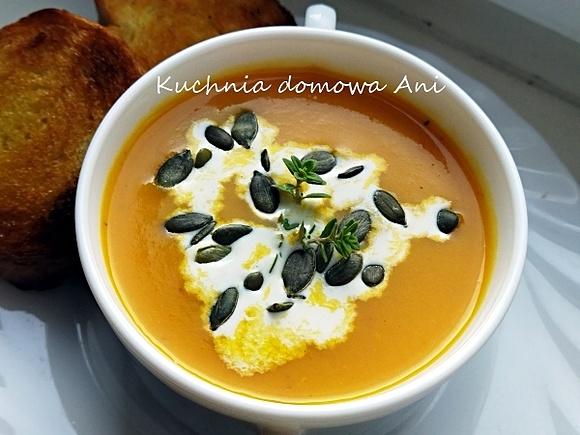 Zupa krem z dyni i imbiru