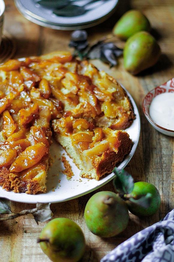 Tarte tatin z gruszkami