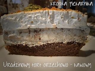 Urodzinowy tort orzechowo-kawowy