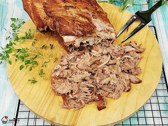 Pulled pork z szybkowaru - szarpana wieprzowina