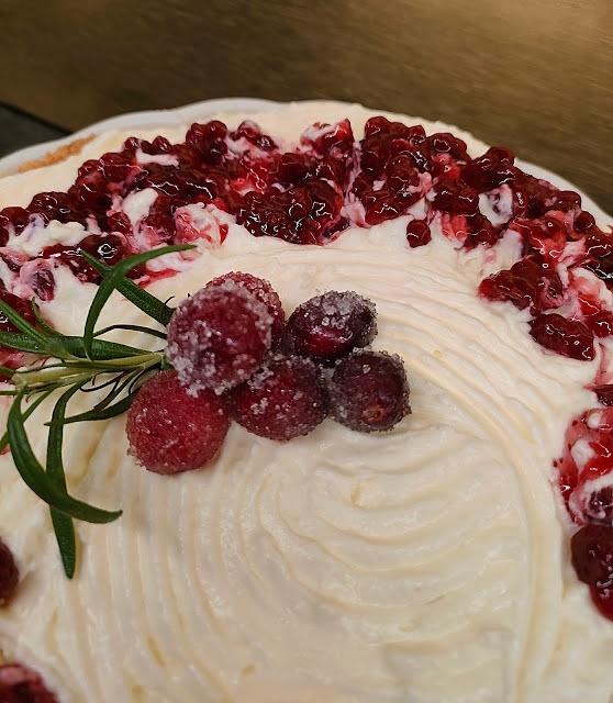 Tarta z żurawiną