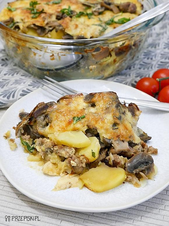 Zapiekanka ziemniaczana z mięsem mielonym