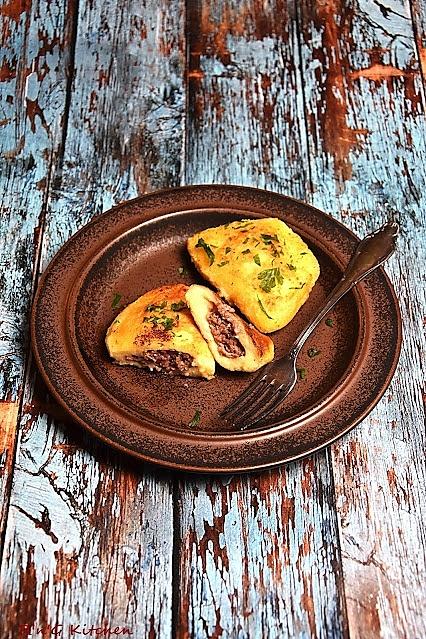 Pierogi ziemniaczane z mięsem