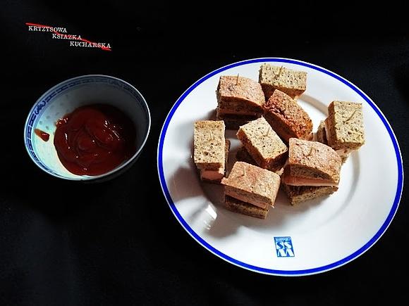 Hot dog sliders przekąska filmowa