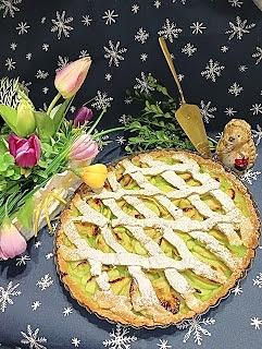 Tarta z jabłkami w galaretce