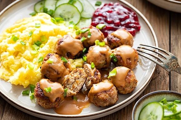 Köttbullar Szweckie klopsiki z ikea