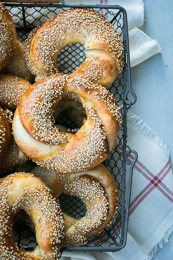 Simit tureckie bajgle i kanapki doskonałe