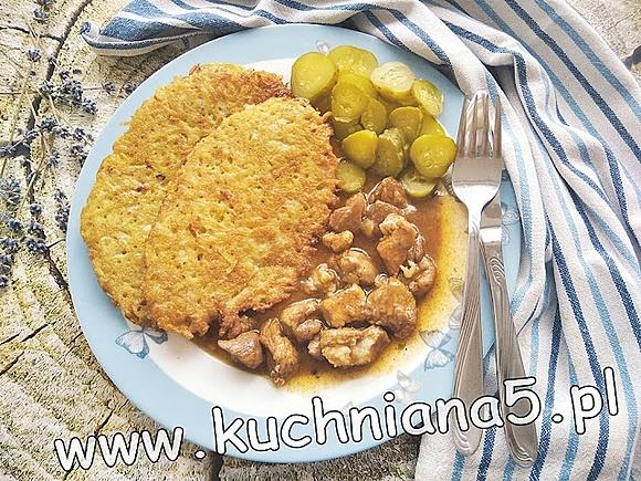 Placki ziemniaczane po węgiersku