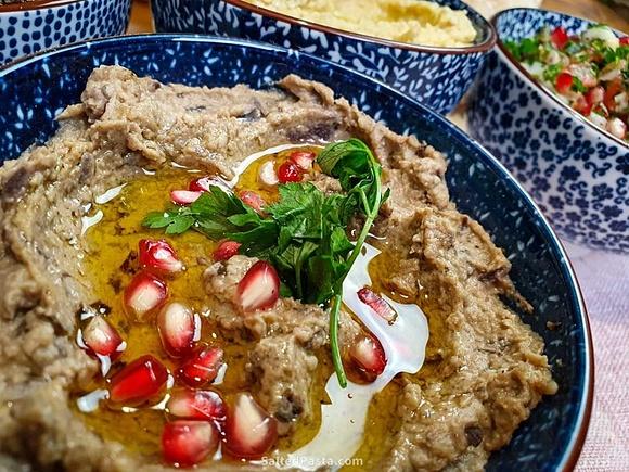 Moutabbal pasta z pieczonego bakłażana