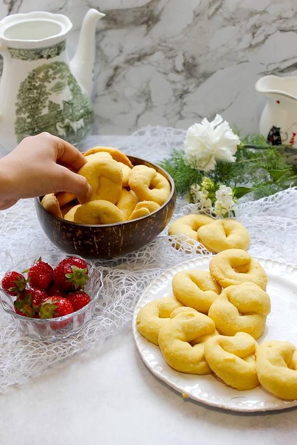 Szybkie zawijane ciasteczka z wanilią na Dzień Dziecka