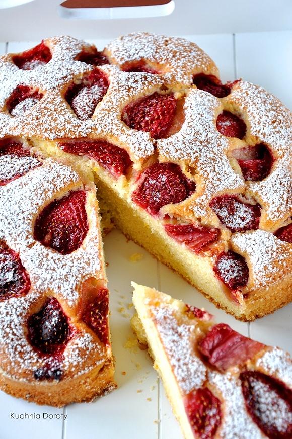 Ciasto z truskawkami najłatwiejsze