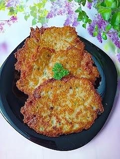 Placki ziemniaczane z serkiem stracciatella