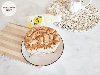 Ciasto bananowo-truskawkowe pod chmurką