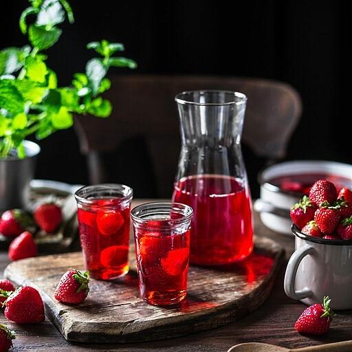 Kompot truskawkowy