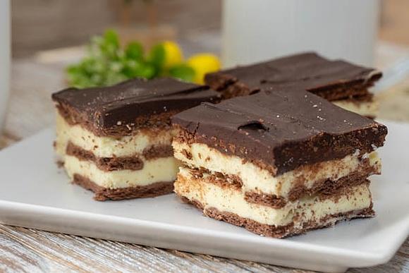Ciasto Milky Way bez pieczenia z filmem