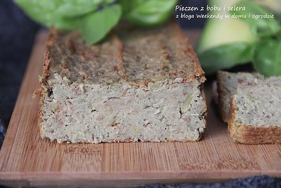 Pieczeń z bobu i selera