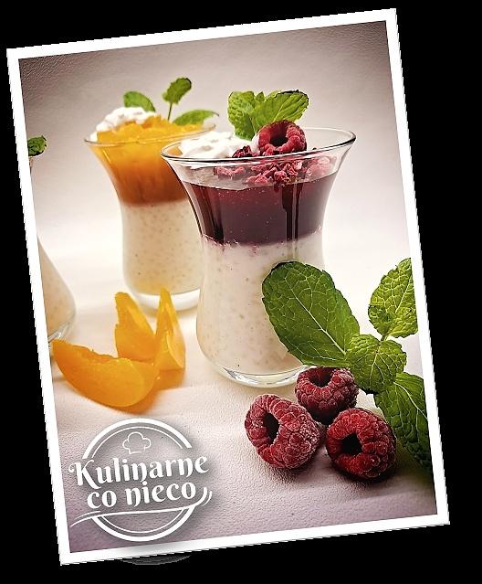 Pudding z perełek tapioki