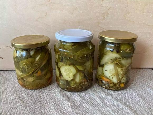 Ogórki z chili przetwory