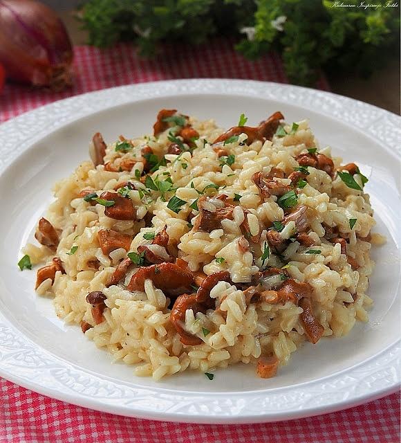 Risotto z kurkami
