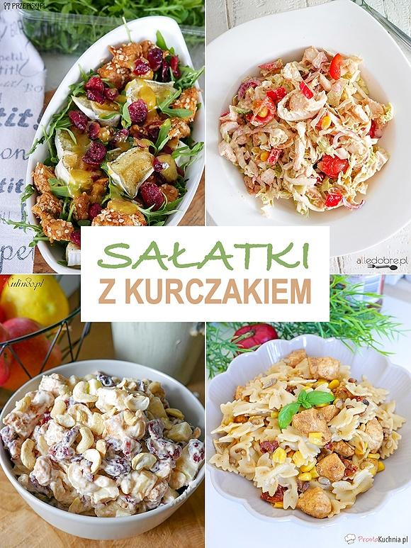 Najlepsze sałatki z kurczakiem