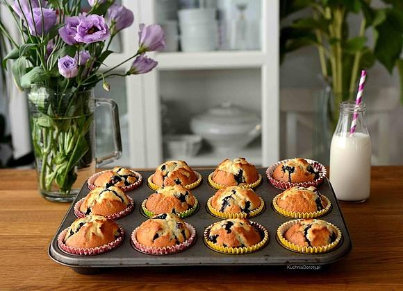 Muffinki z borówkami