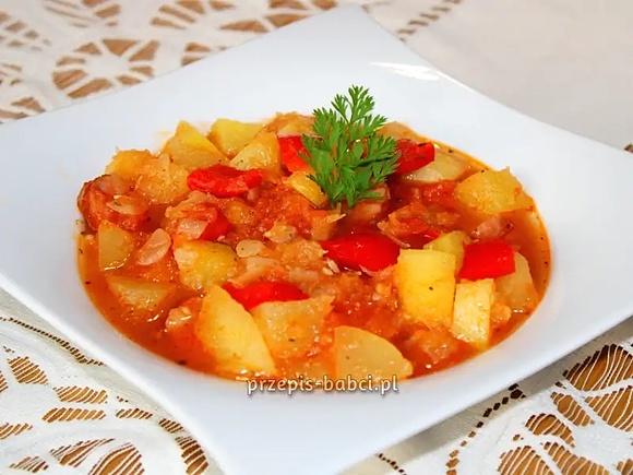 Leczo z cukinii i papryki