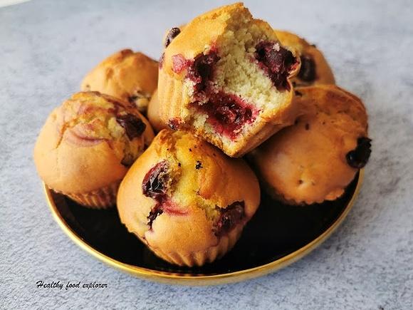 Muffinki z wiśniami