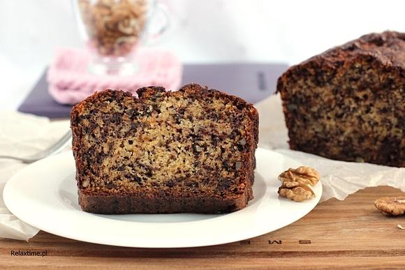 Chlebek bananowy z czekoladą