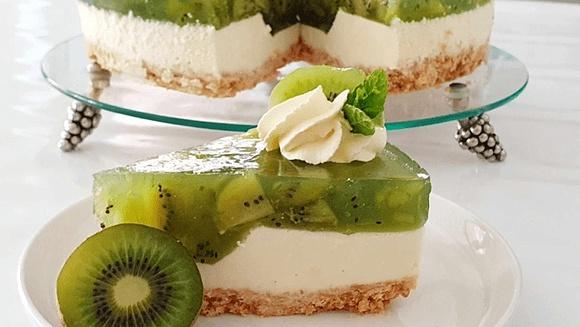 Śmietanowiec z kiwi