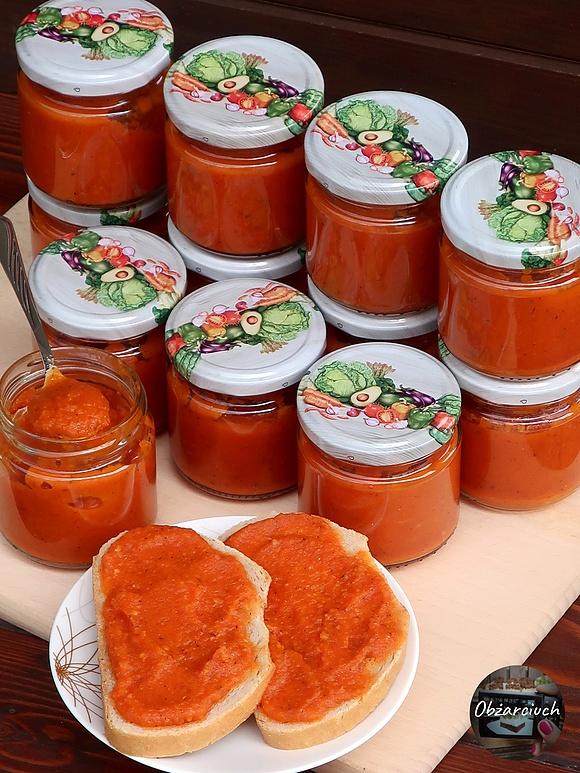 Pasta kanapkowa z pomidorów na zimę