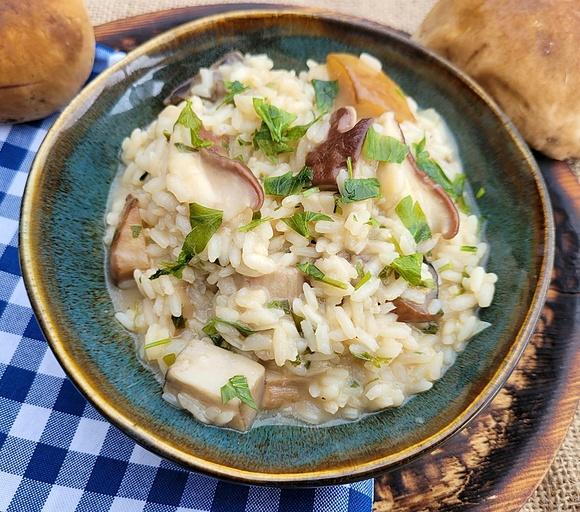 Risotto z leśnymi grzybami