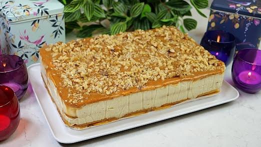 Sernik krówka bez pieczenia