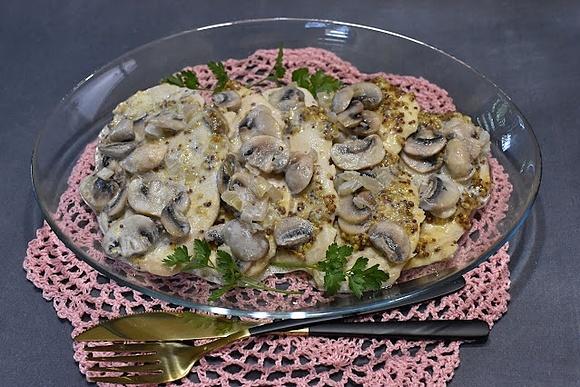 Filet w sosie z musztardą