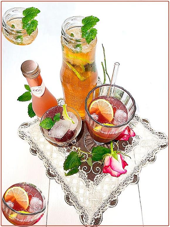 Jeżynowy drink Almdudler – austriacka oranżada ziołowa