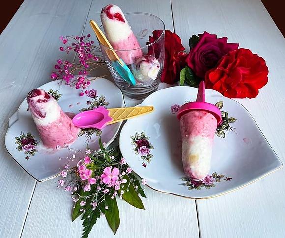 Lody truskawkowo-bananowe