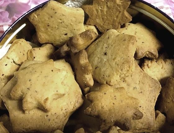 Ciasteczka wrzosowy piasek z lawendą