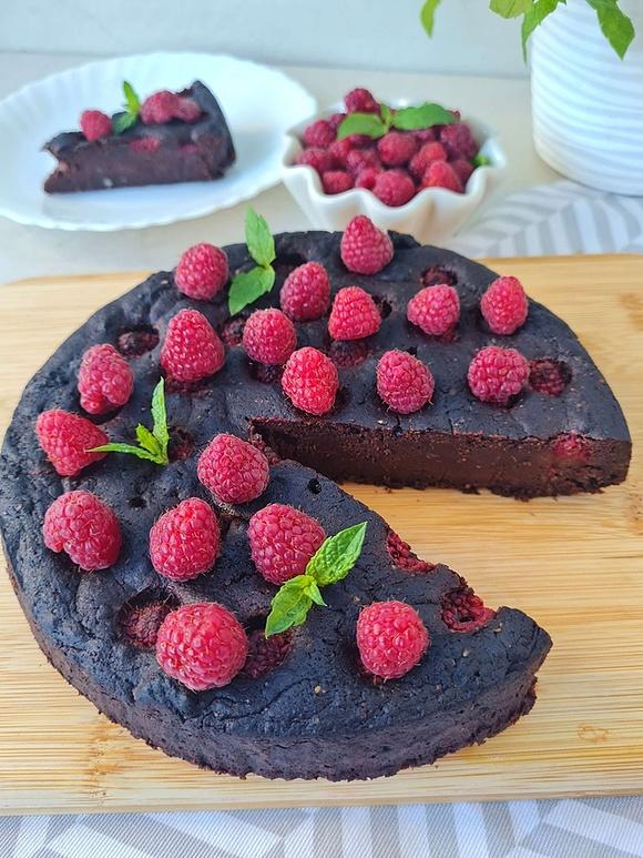 Brownie migdałowe