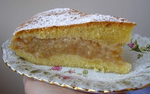 Szarlotka z ucieranego ciasta
