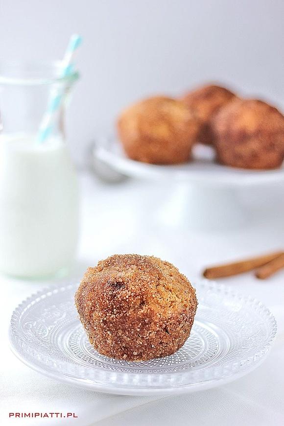 Muffinki jak pączki – przepis na doughnut muffins