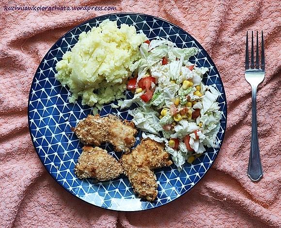 Nuggetsy z kurczaka w krakersach