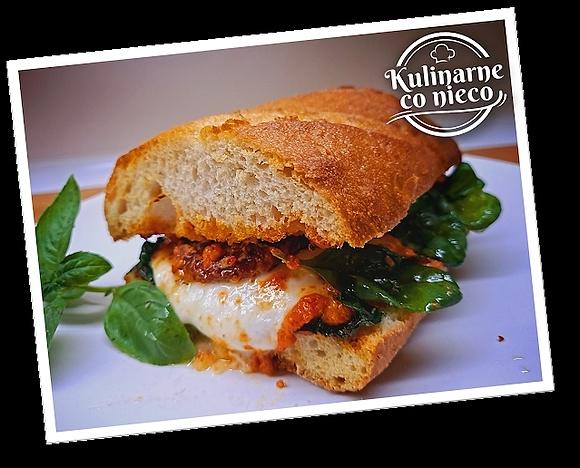 Bruschetta z mozzarellą i suszonymi pomidorami