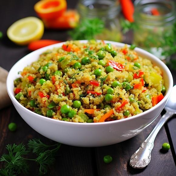 Quinoa z warzywami - ekspresowy obiad dla zajętych
