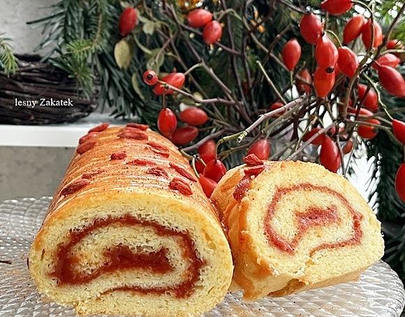 Rolada z dziką różą