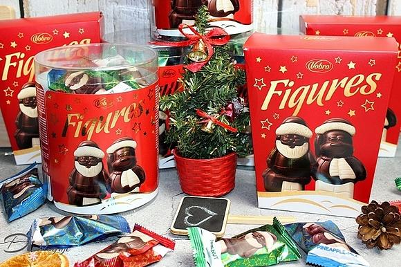 Vobro figures czekoladowe figurki z nadzieniem na Boże Narodzenie