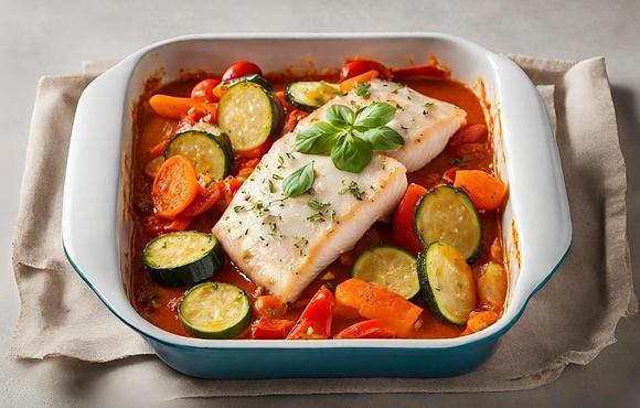 Keto ryba po grecku w piekarniku - zdrowa i smaczna wersja