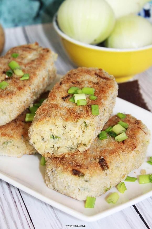 Kotlety z kaszy bulgur i ziemniaków